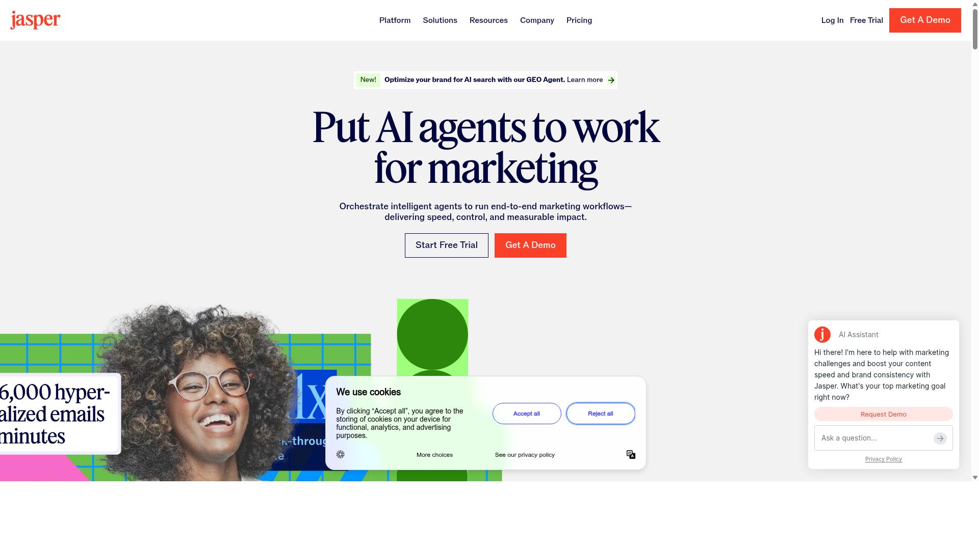Jasper website
