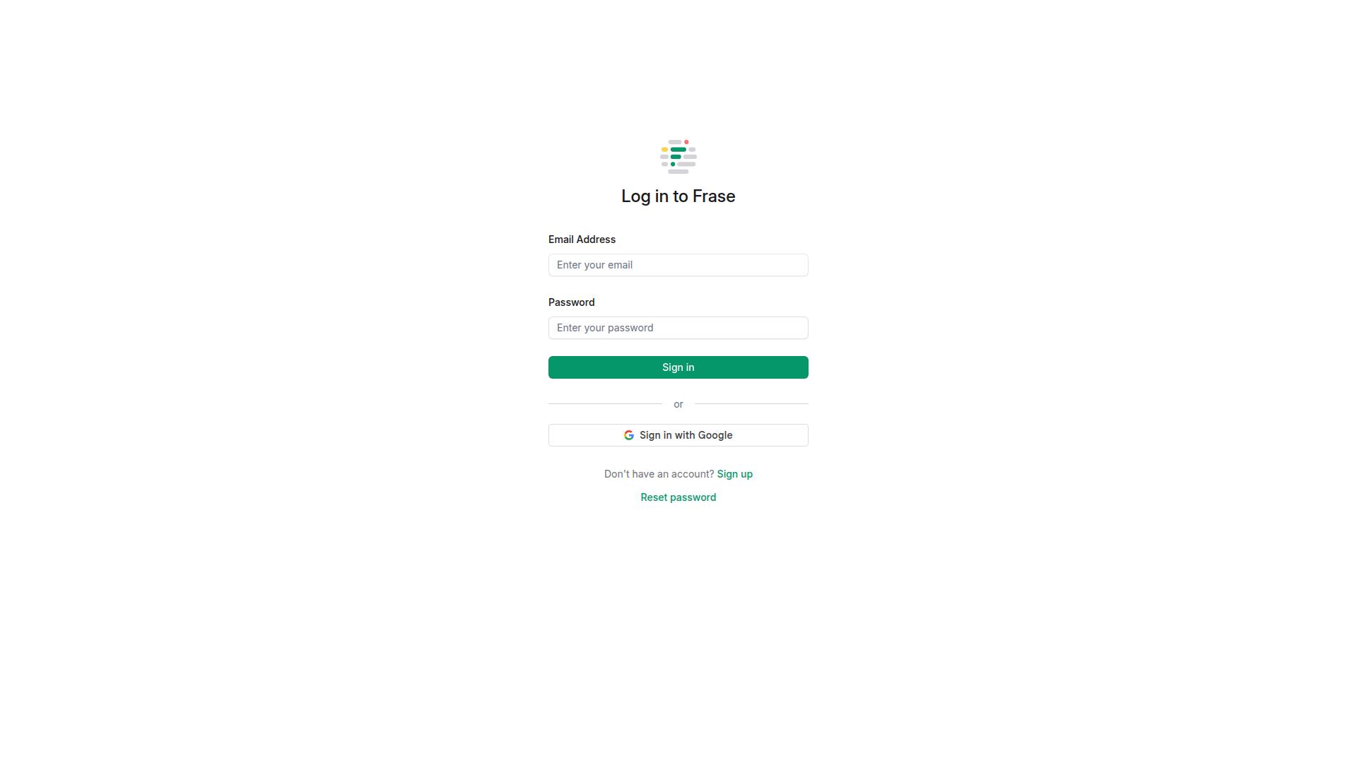 Frase website
